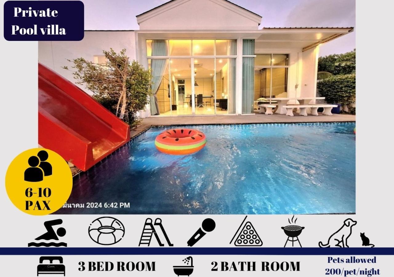 Beachtown Cha-Am Private Poolvilla From Beach 2Km Cameră foto
